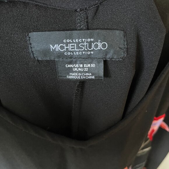 Michel Studio embroidered fringe tassle dress - Picture 7 of 7